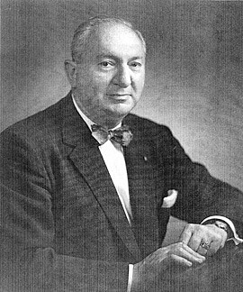 korman Black and white photo of Milton Korman