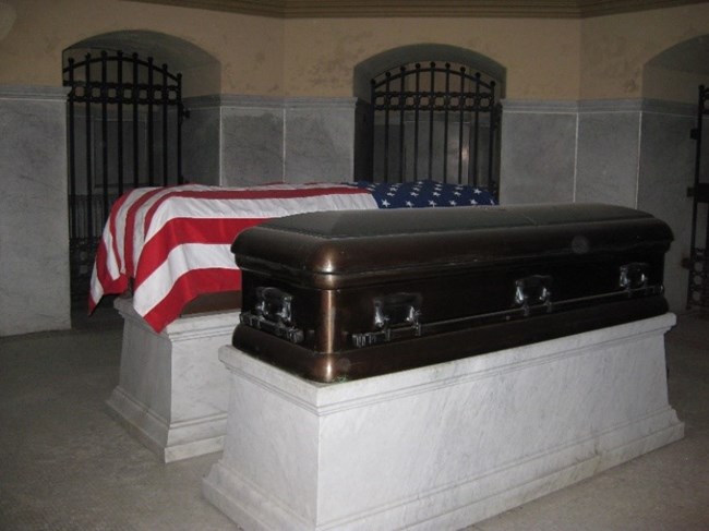 President and First Lady Garfield caskets