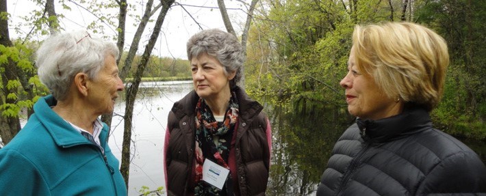 Lucy is the President of the Board of Nashua River Watershed Association and the Chair of the Wild and Scenic Stewardship Council. Lucy also chaired the Wild and Scenic Study Committee for the Nashua, Squannaocook, and Nissitissit Rivers. Above: NRWA foun