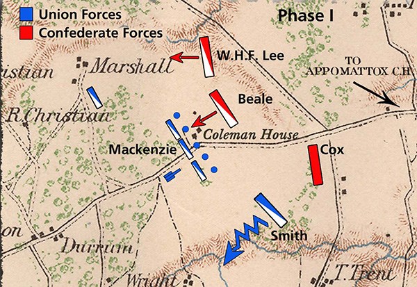 Location of the Coleman House