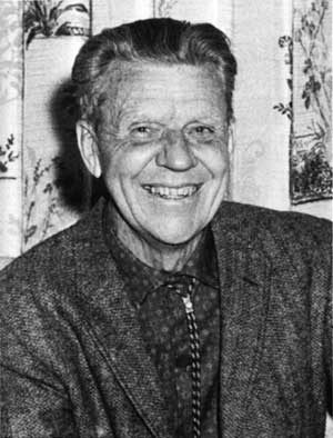 Olaus J. Murie Black and white photo of a smiling Olaus Murie