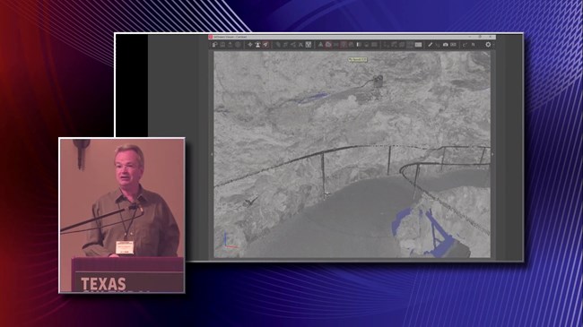 Laser Scanning in Carlsbad Caverns Video Watch a non-audio described version of this presentation on YouTube.