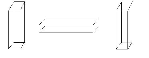 If we were to break the cross in two the middle would be measured twice, therefore we break it into three parts.