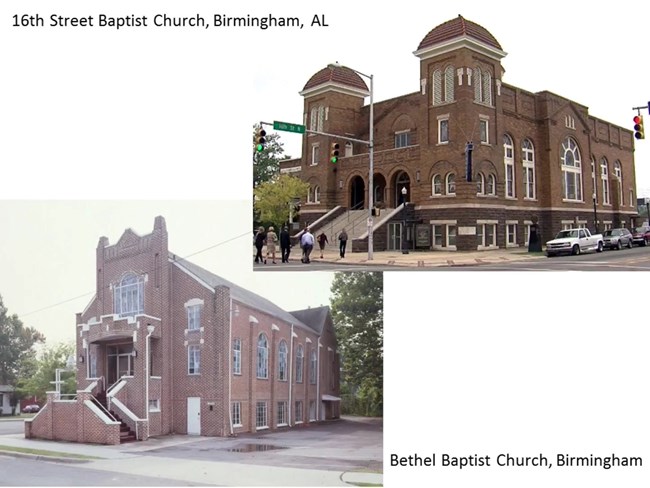 These two masonry churches remain a touchstone for the Civil Rights movement.