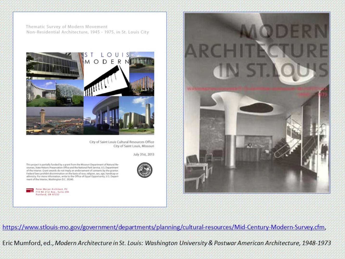 St. Louis' Mid-Century Modern Architecture: The Matter of Materials (U.S.  National Park Service)