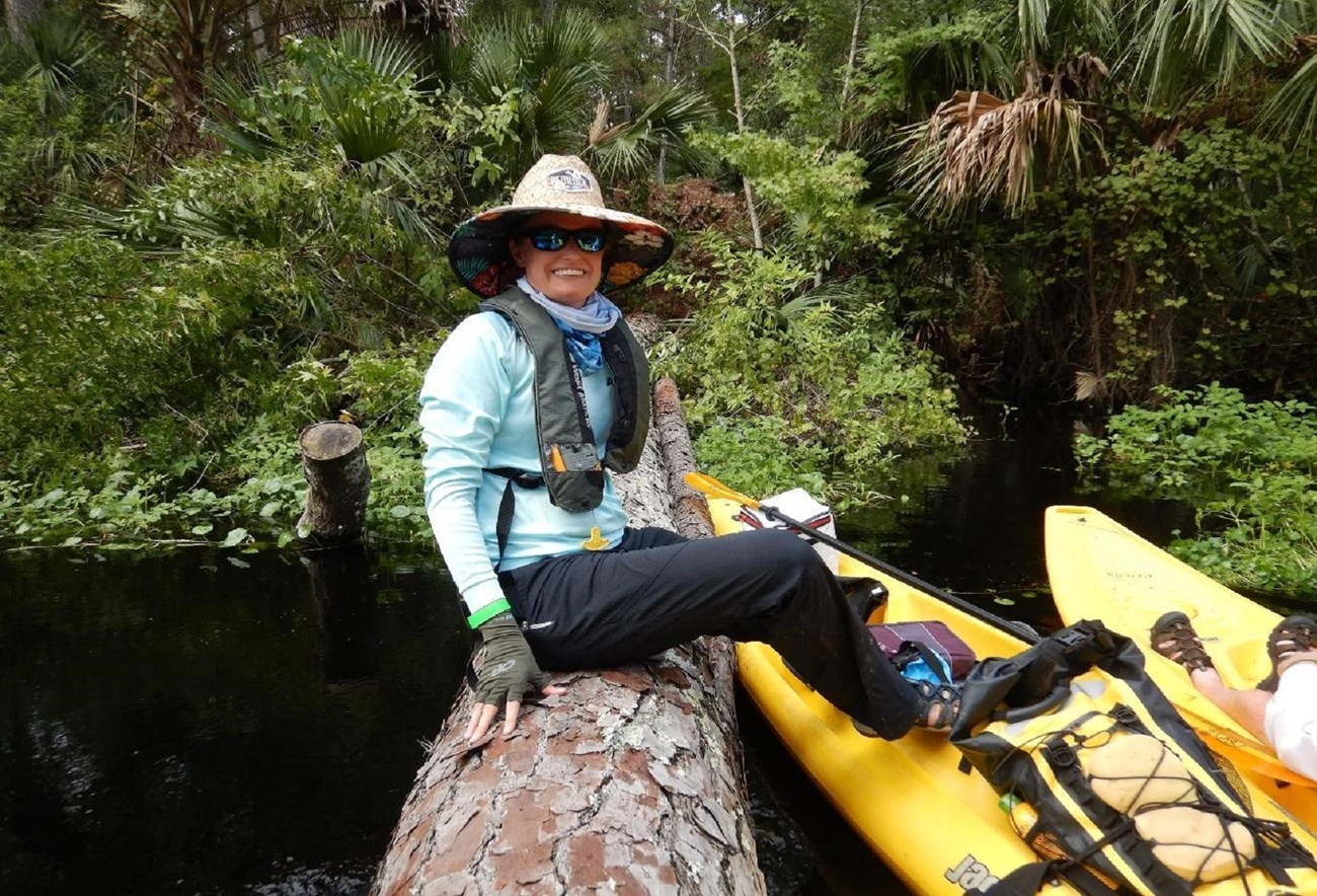 Photo of Wekiva River Ambassador, Ashley Konon, by Julie Brumbaugh.