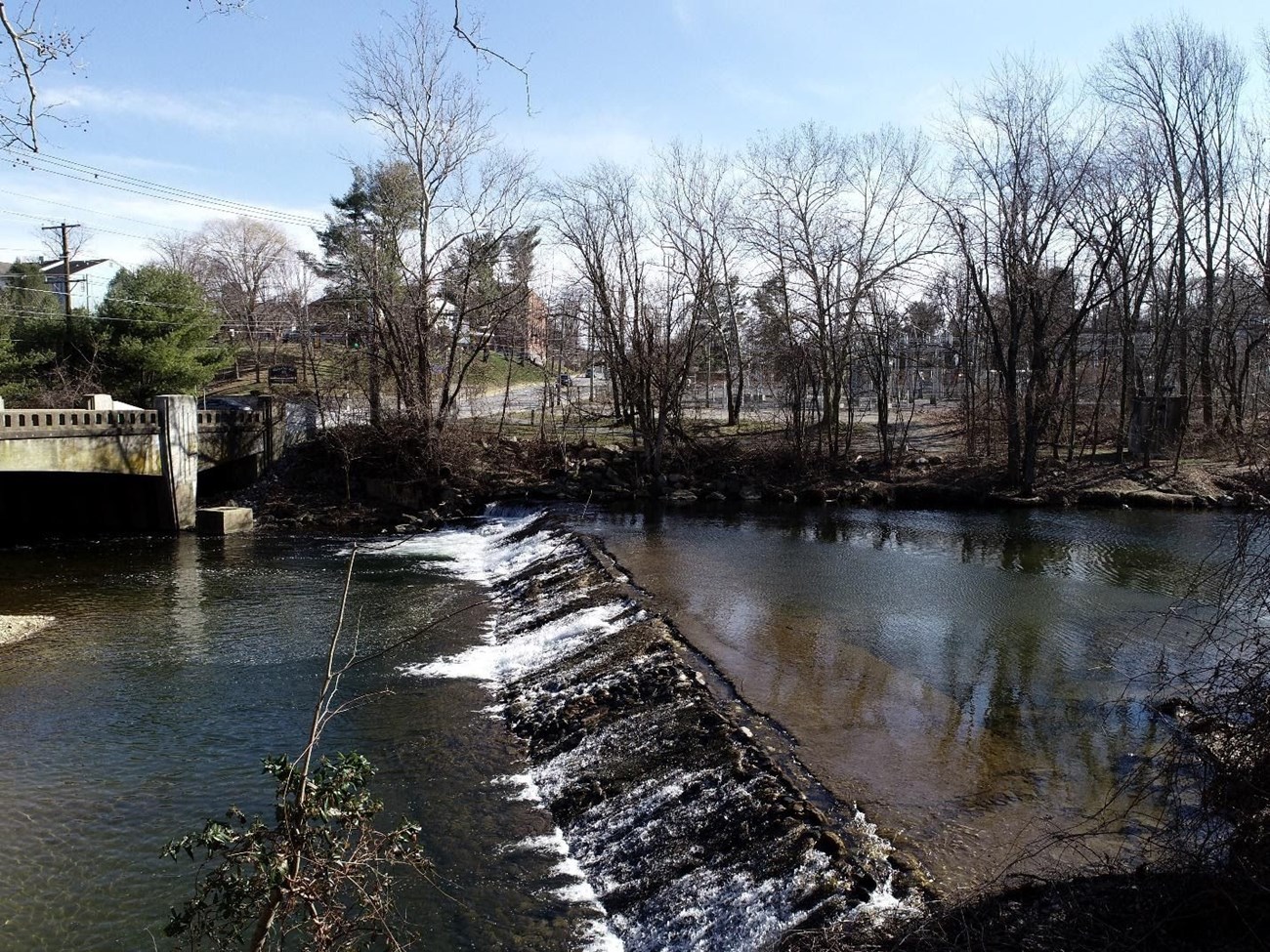 Paper Mill Dam, which is slated to be removed in the coming months. Photo credit: Jason Fischel
