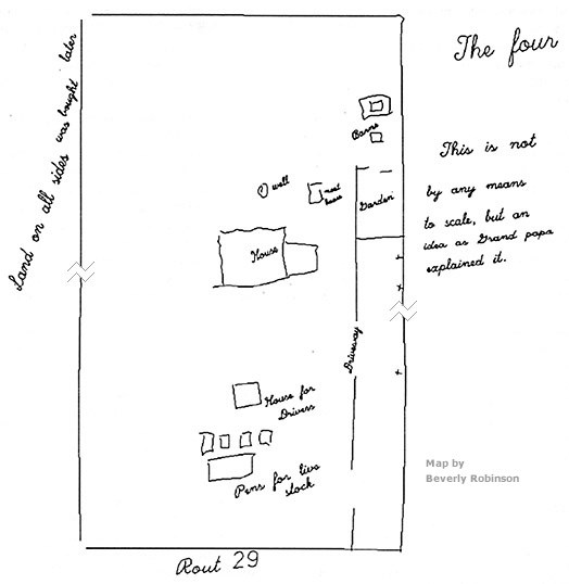 Sketch map. NPS photo.