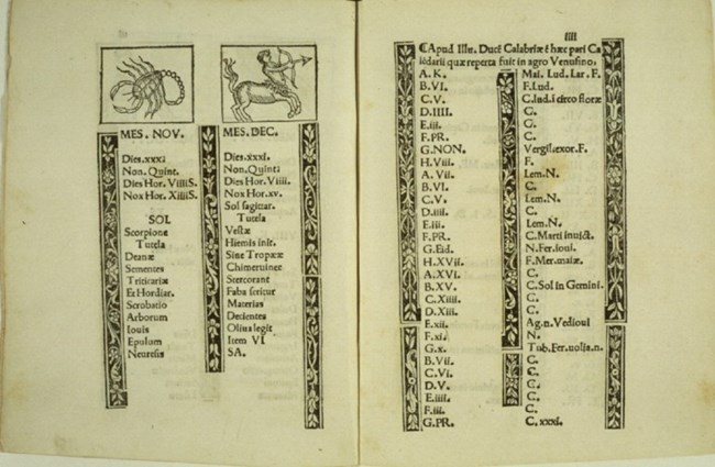 old Roman calendar