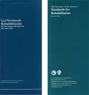 sois-brochure-spanish-english Secretary of the Interior's Standards for Rehabilitation in Spanish and English, 1990.