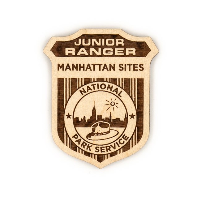 Manhattan Sites Junior Ranger badge
