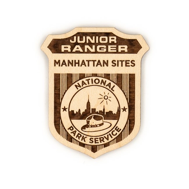 thumbnail_Manhattan Sites Junior Ranger Badge Manhattan Sites Junior Ranger badge