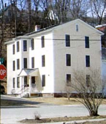 vermont-solar-2 gable end of an historic house