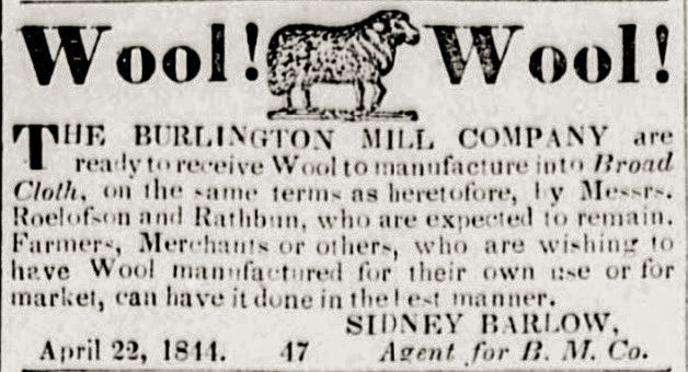 Newspaper ad for people to sell wool