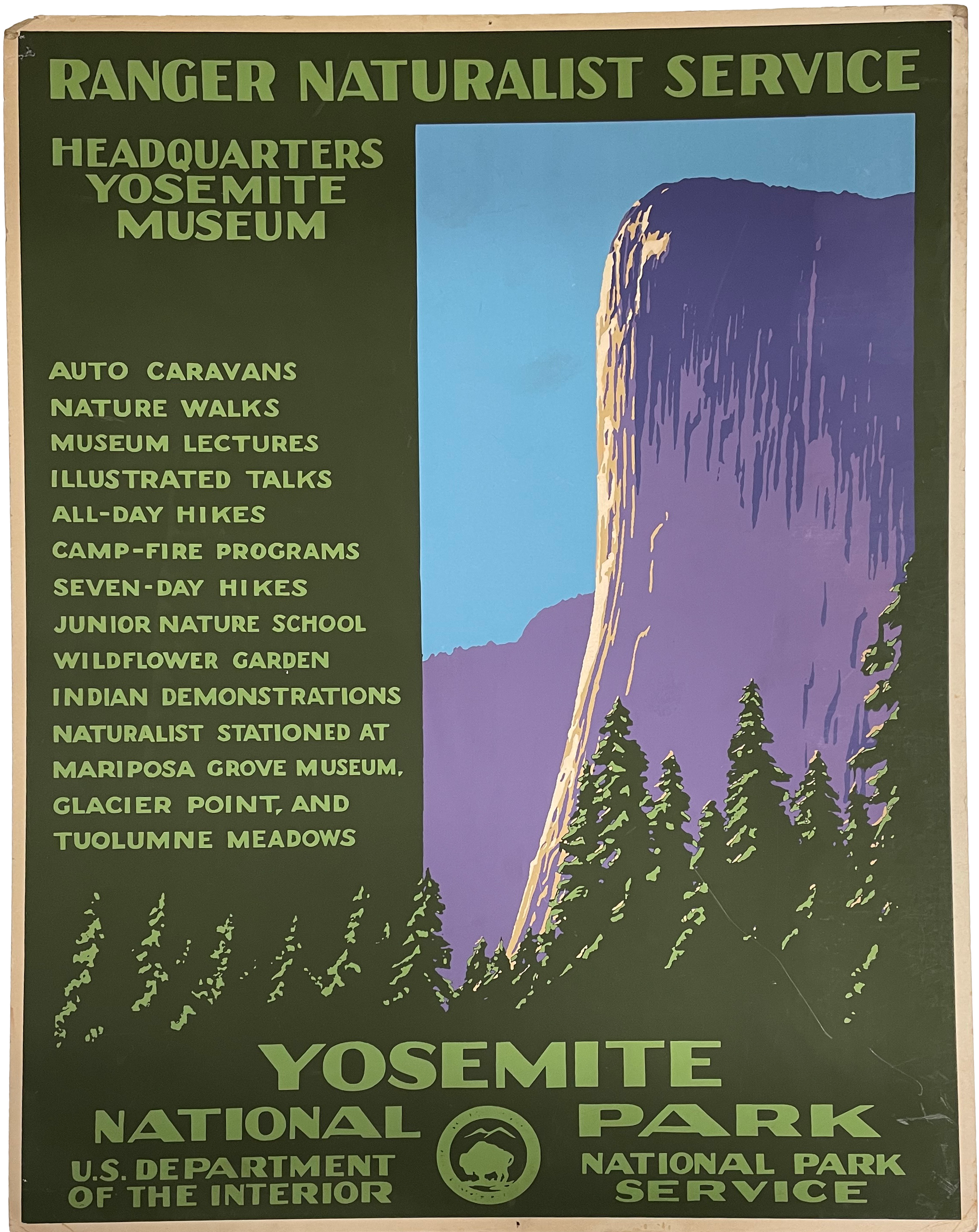 Poster featuring purple El Capitan