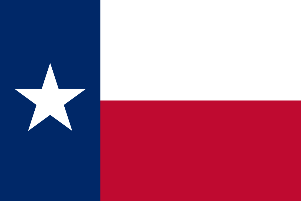 Texas state flag Image of the Texas state flag