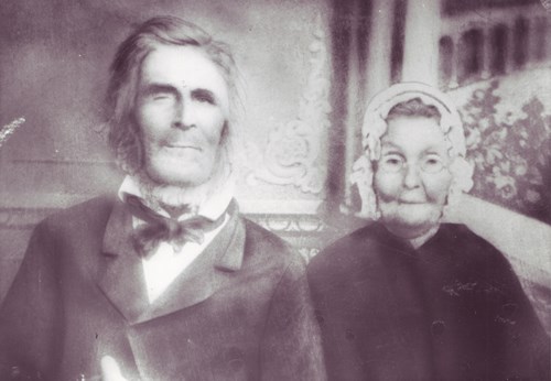 historic photograph of man and woman