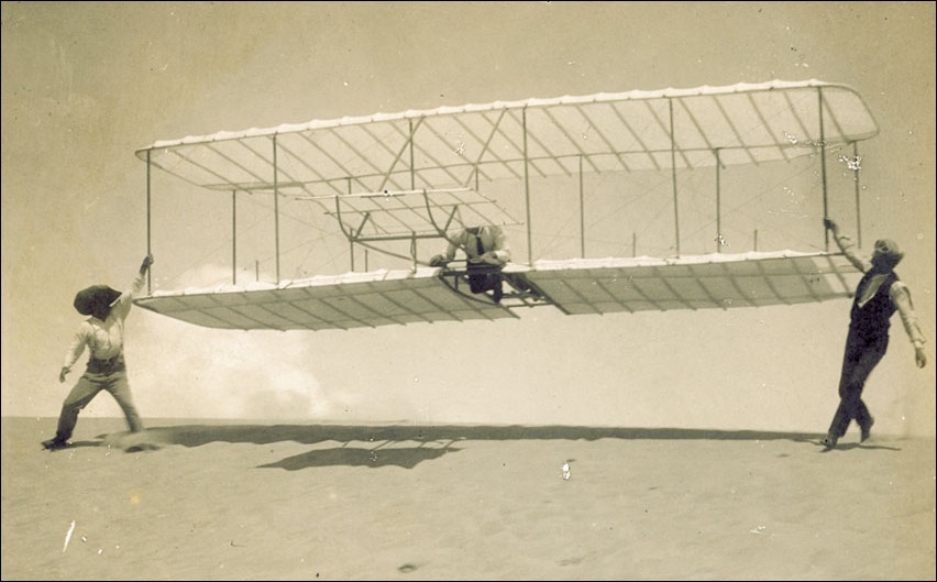 Orville & Wilbur Wright Flight at Kitty Hawk