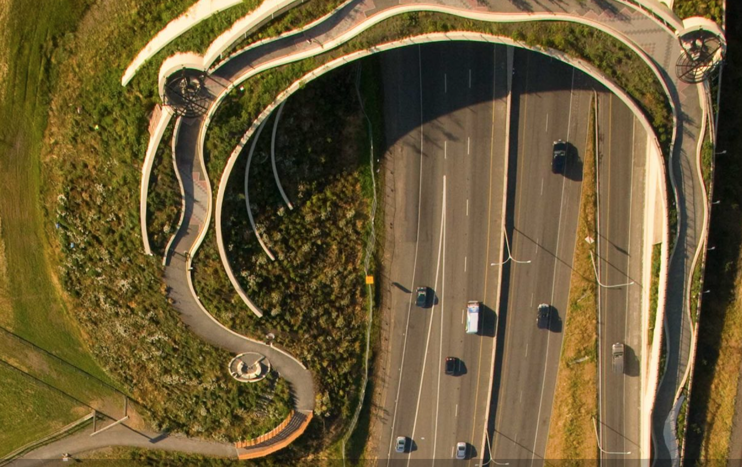 land bridge over highway