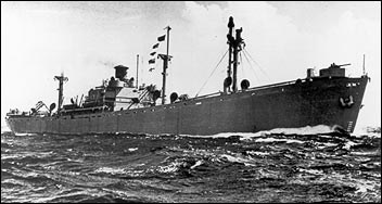 Photo of a Liberty Ship.