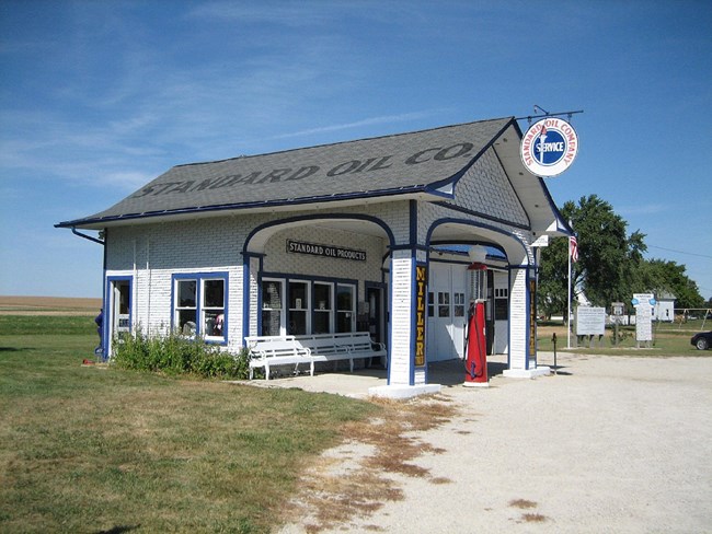Photo of Standard Oil Station Odell Photo of Standard Oil Station Odell