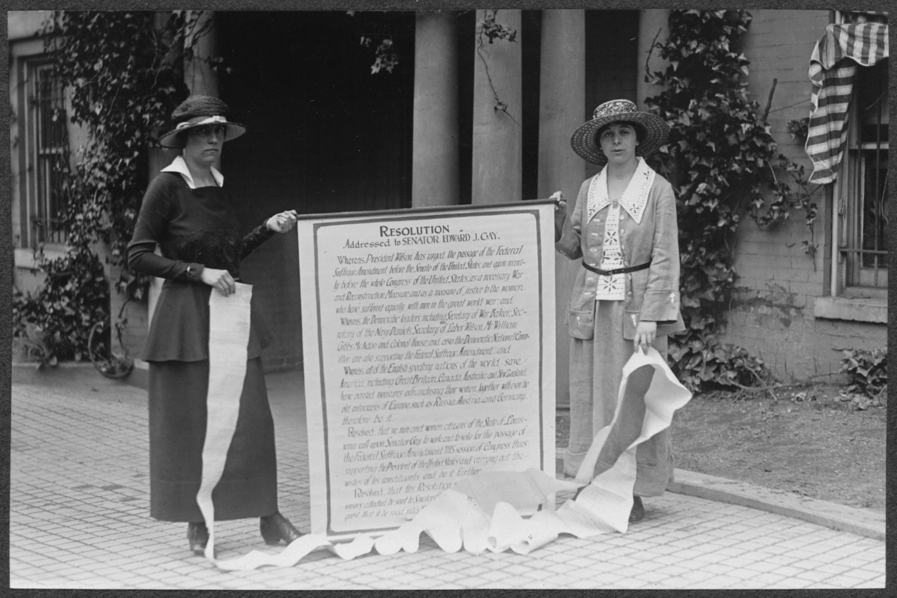 Mary Gertrude Fendall of Maryland (left) and Mary Dubrow of New Jersey (right).