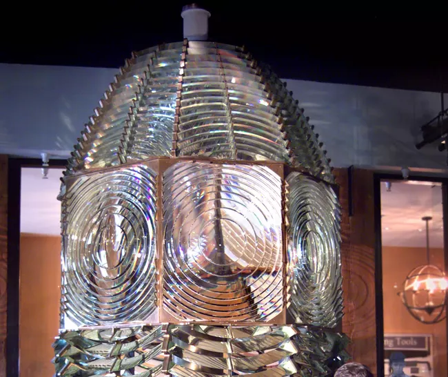 A example of a first order Fresnel Lens for light houses.