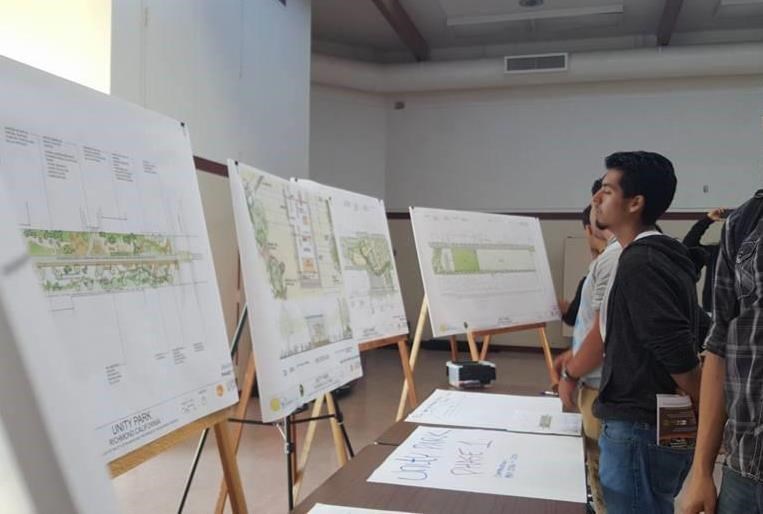Green Team member, Fabian Gutierrez, joined Richmond residents in a series of community meetings in 2015 to share design ideas and choose park amenities. Photo courtesy of Groundwork Richmond. Green Team member, Fabian Gutierrez, joined Richmond residents in a series of community meetings in 2015 to share design ideas and choose park amenities. Photo courtesy of Groundwork Richmond.