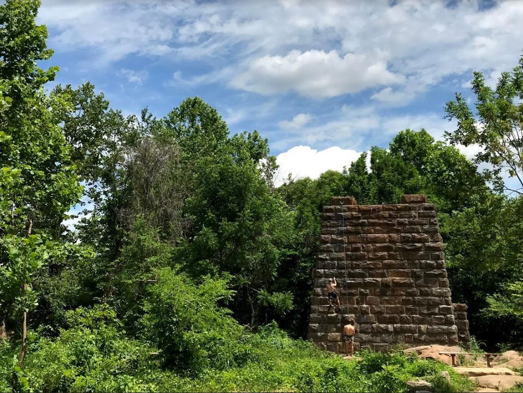 The Manchester Wall was a project undertaken by Groundwork RVA to bridge the recreation gap and encourage more communities of color to partake in outdoor recreation activities. Photo courtesy of Evelyn Moreno, National Park Service.
