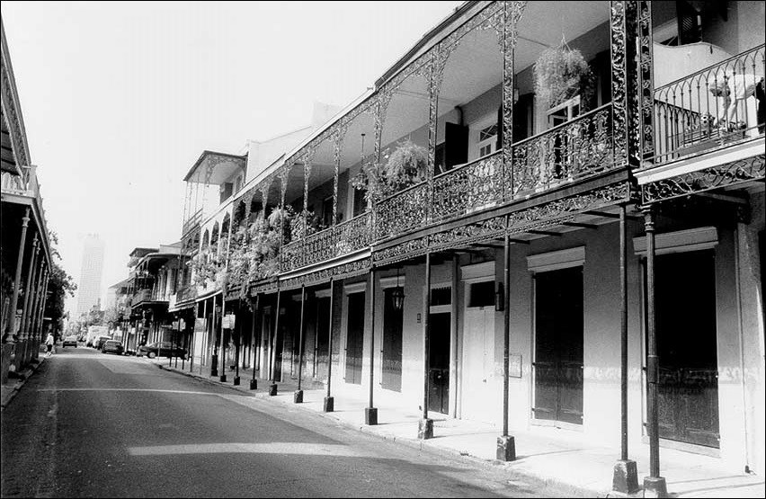 Row of historic houses.