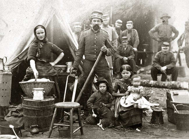 “Camp of 31st Pennsylvania Infantry near Washington, D.C.”