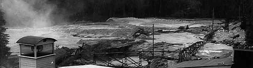 McLaren Gold Mine Mill near Cooke City, Montana, in 1946