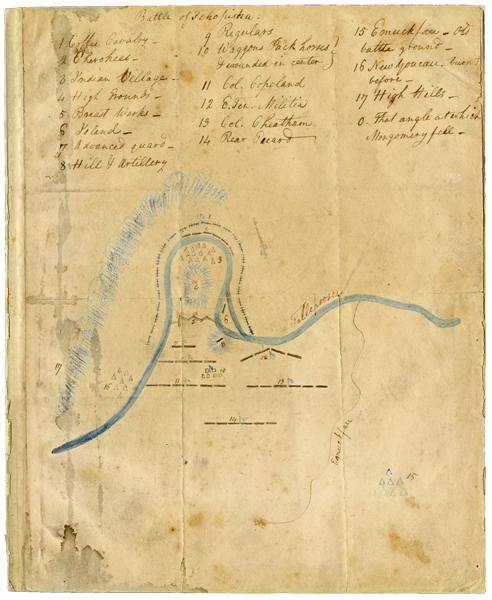 lt= Hand-drawn map of Horseshoe Bend