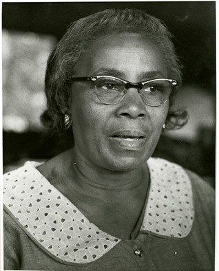 Septima Poinsette Clark Black and white image of Septima Poinsette Clark