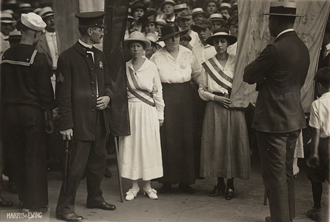 3_flanagan2 Catherine Flanagan arrested. Coll Library of Congress