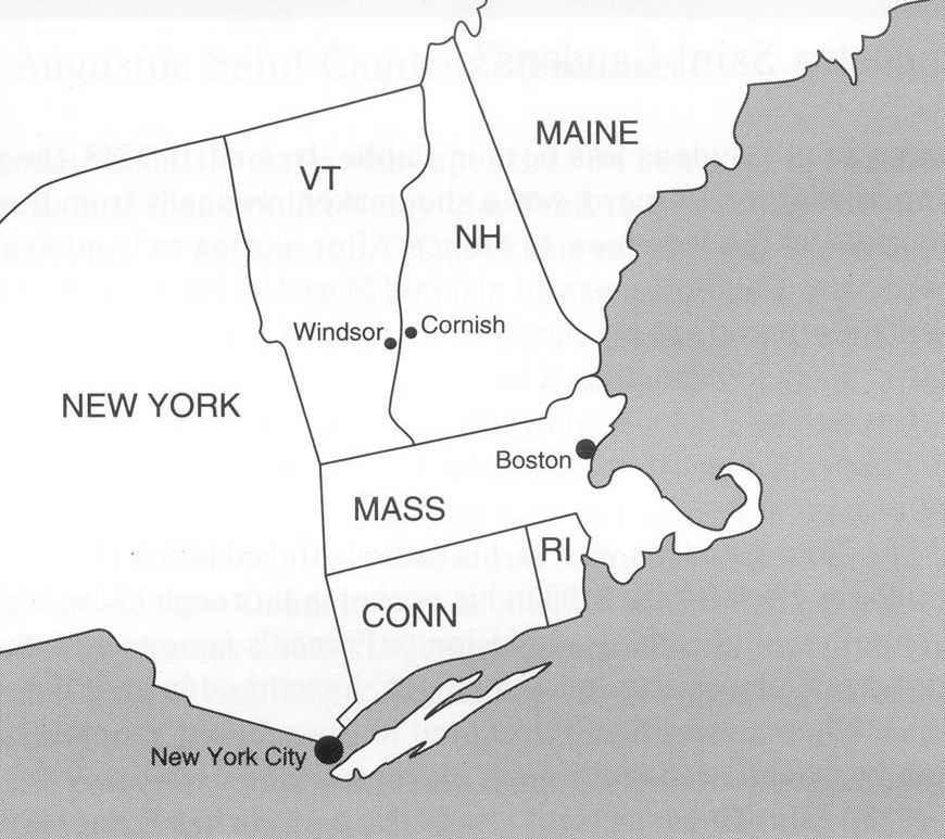 Map of New England