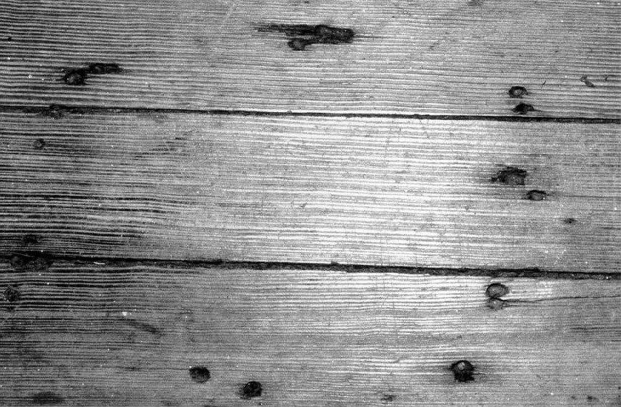 Close up of the floor Boards in the Iron Hill Schoolhouse. (Susan Brizzolara Wojcik)