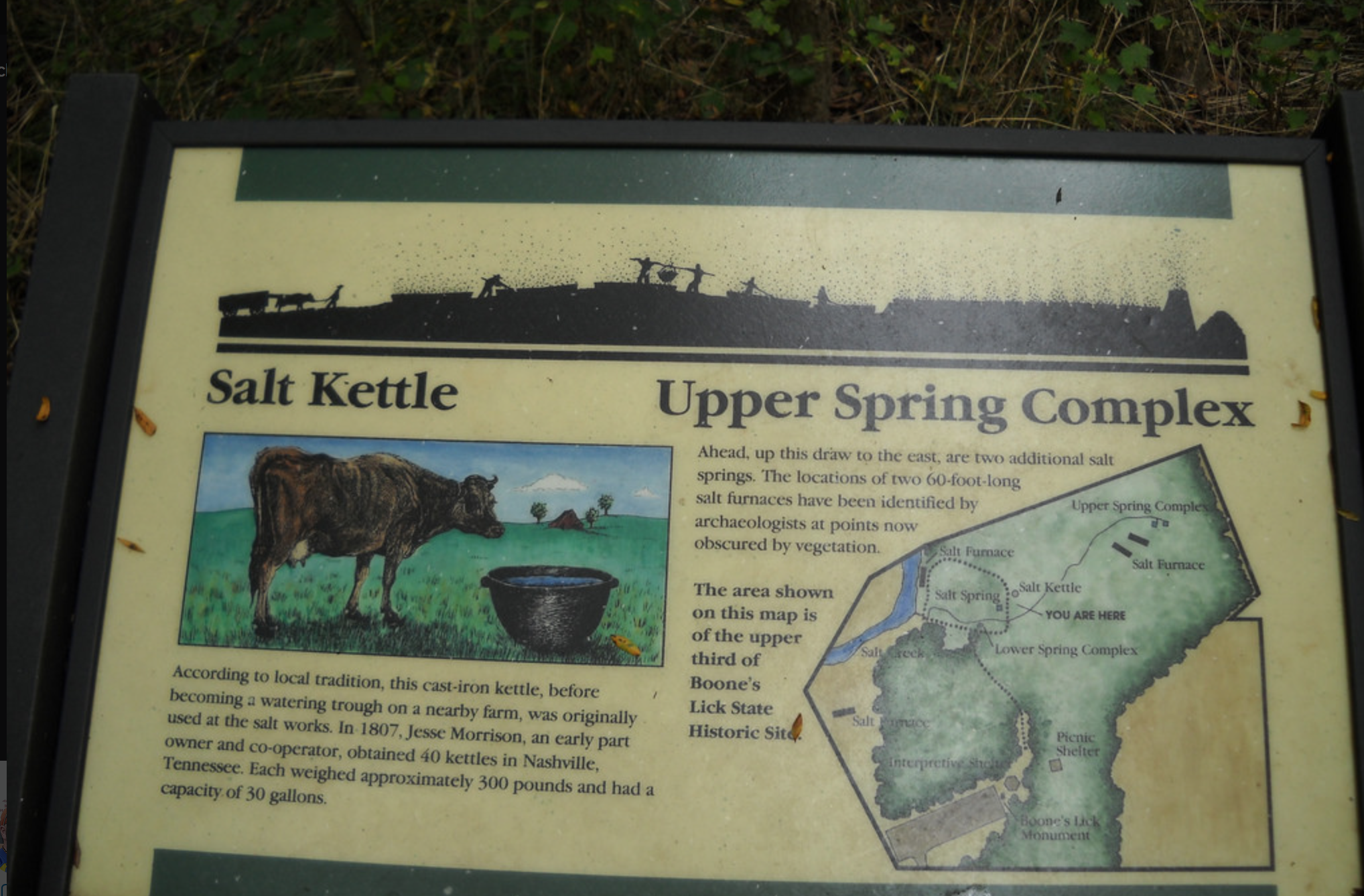 653 interpretive sign about Boone Lick Country