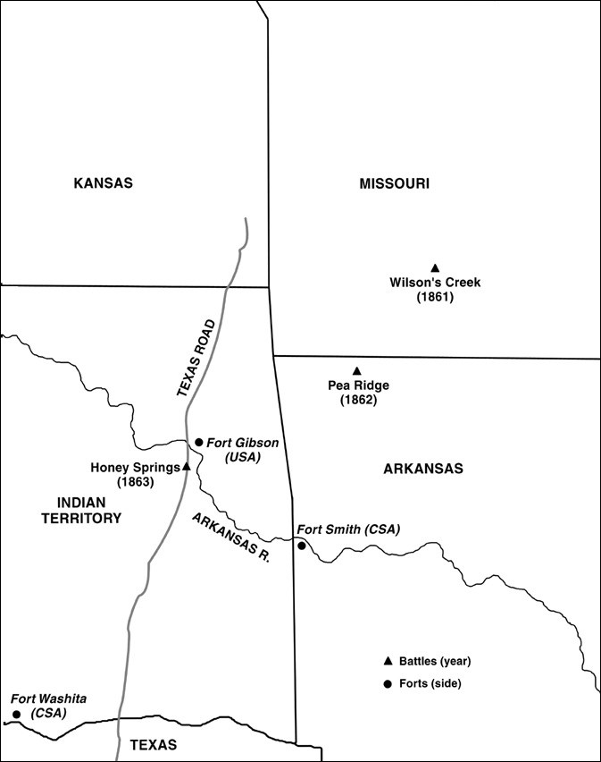 Map of Native American territory in the Midwest.