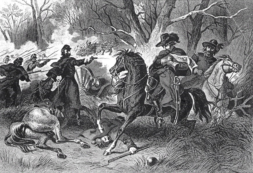 Men in battle. Men in battle.
