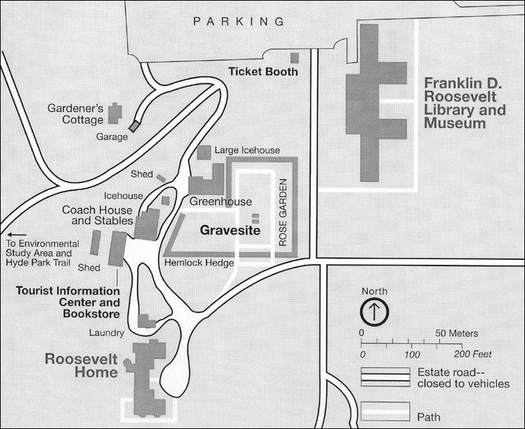Map of Springwood and its grounds today.