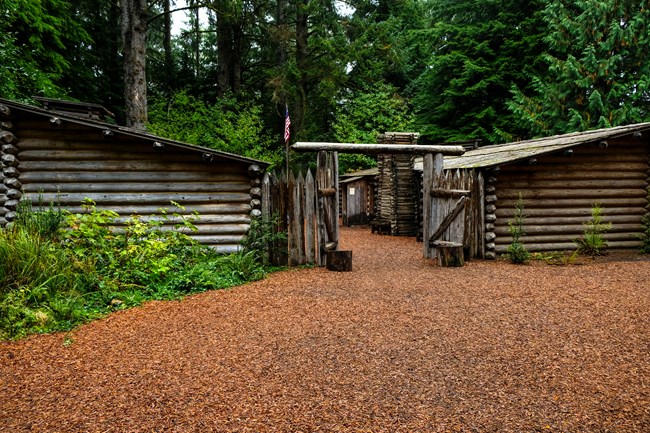 wooden fort