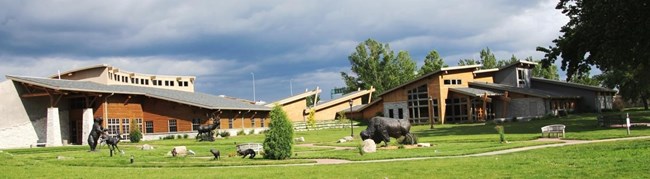 Photo of the Lewis & Clark Interpretive Center and Betty Strong Encounter Center]