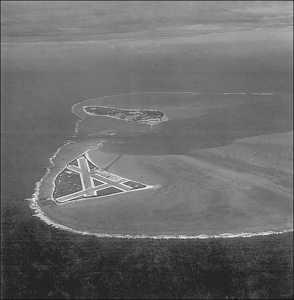 Photo of Midway Atoll, 1941.