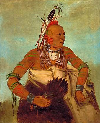 painting of Osage chief