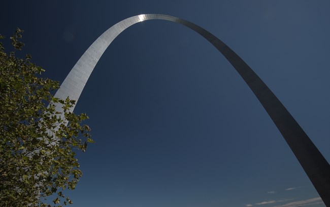 view from under Arch
