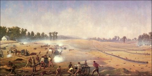 Painting by Captain James Hope.