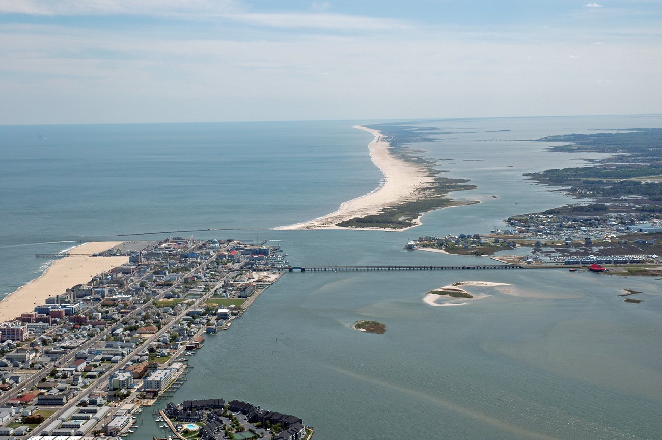 ASIS_aerial_IANLibrary jetties line the inlet at ocean city