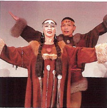 Native Chukotkan dancers performing at the 2003 Beringia Days International Conference.