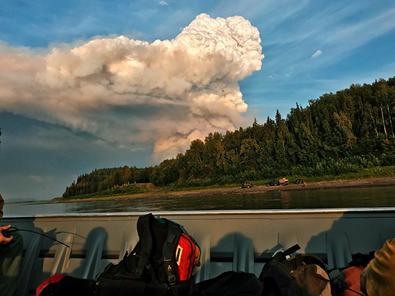 Andrew Creek fire (#366) was detected Jul 24, 2018 in Yukon- Charley Rivers National Preserve.
